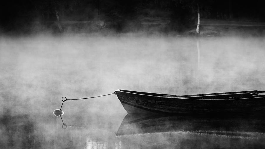 Black And White Photograph - Misty by Mats Persson