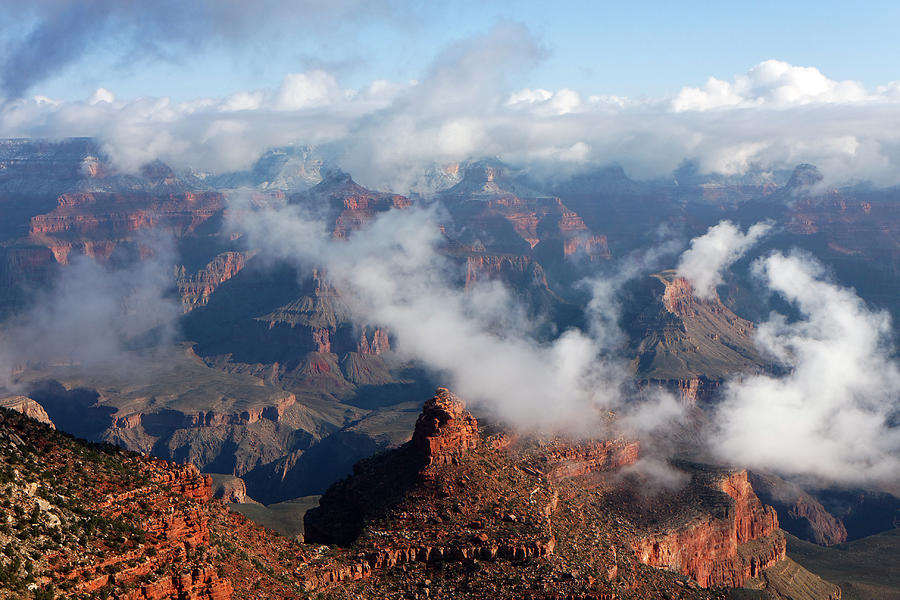 Misty Moning On Grand Canyon National Photograph by Jlr