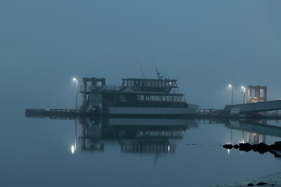 Misty Morning at Glacier Bay Photograph by Lynda Fowler