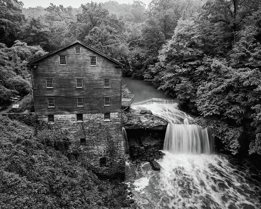 Misty Morning at Lantermans Mill - #1 Photograph by Stephen Stookey