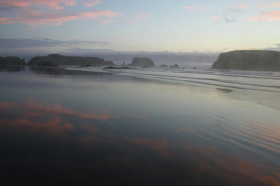 Misty Red Clouds Reflection Photograph by Dylan Punke Misty Red Clouds Reflection Photograph by Dylan Punke