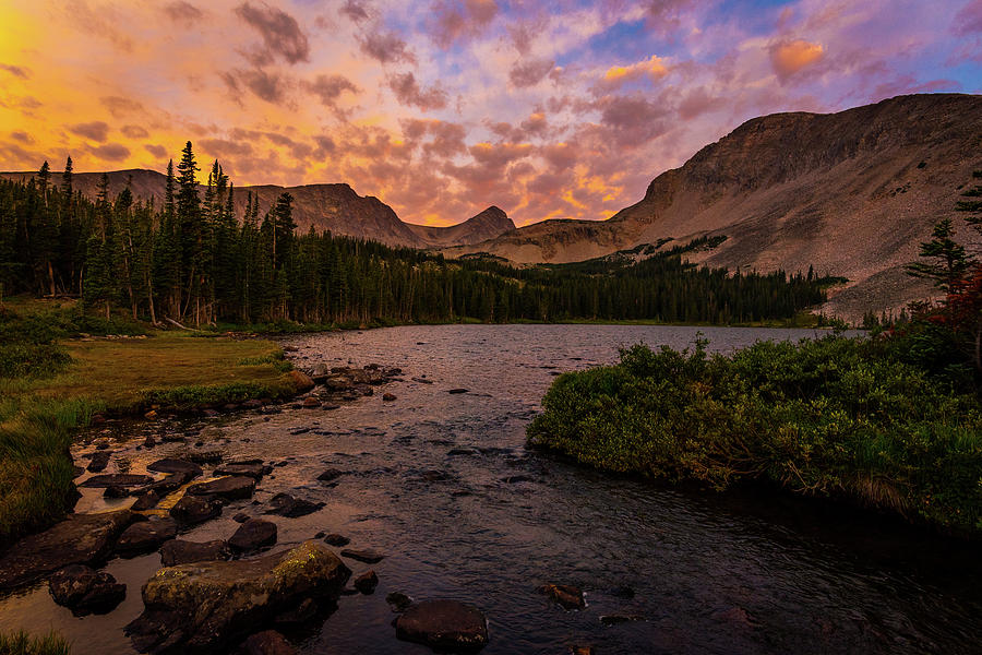 Mitchell Lake Sunrise Photograph by Gary Kochel