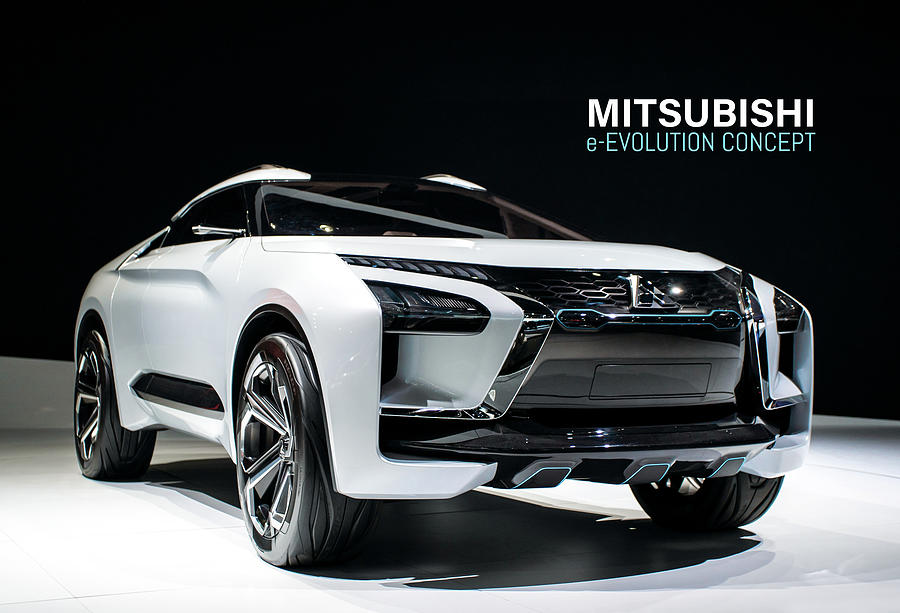 Mitsubishi E Evolution Concept Photograph By Jerome Obille