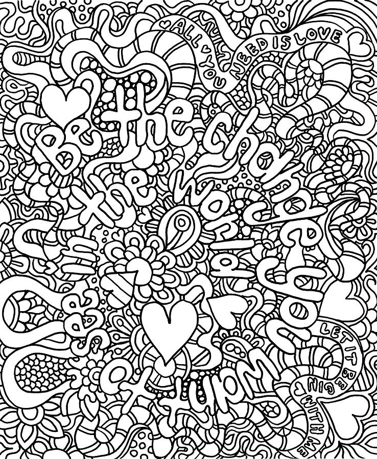 Coloring Books Drawing - Mixed Coloring Book 39 by Kathy G. Ahrens