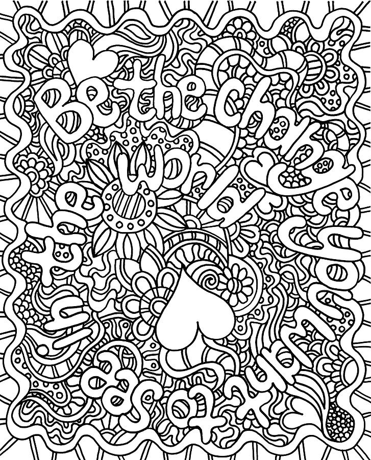 Coloring Books Drawing - Mixed Coloring Book 40 by Kathy G. Ahrens