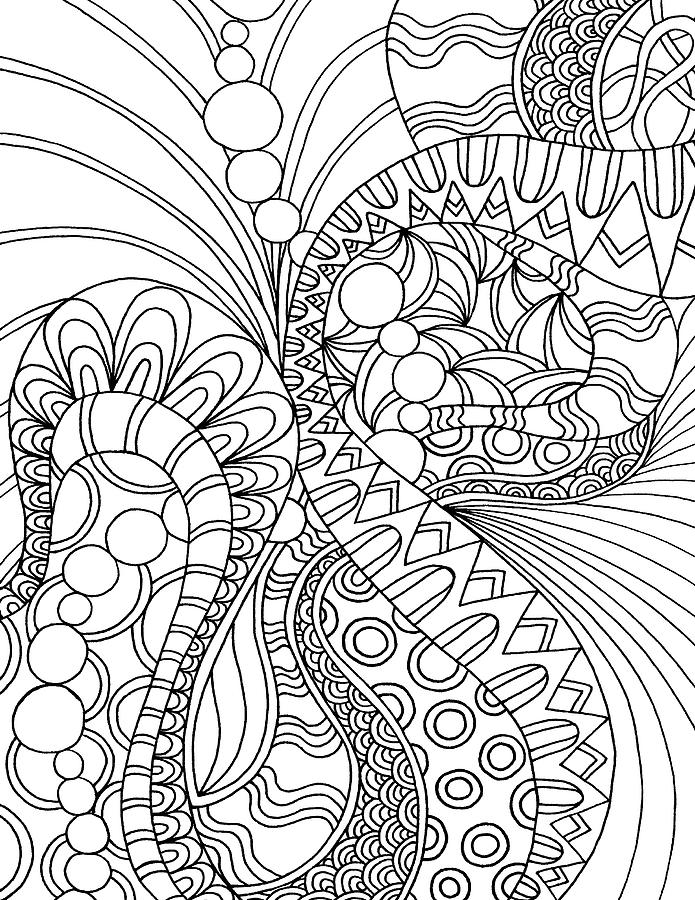 Mixed Coloring Book 46 Drawing by Kathy G. Ahrens - Fine Art America