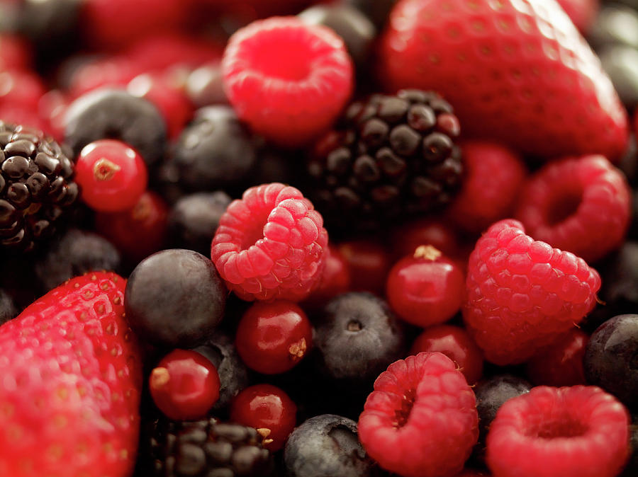 Mixed Fruit Berries Photograph by Adam Gault
