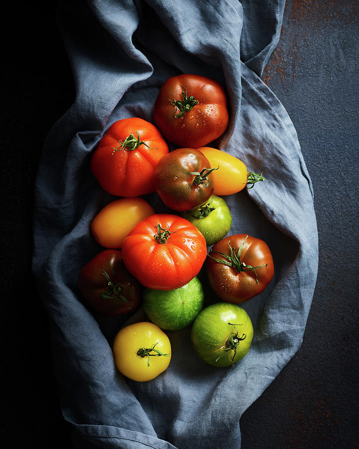 Mixed Heritage Tomatoes Photograph by James Lee
