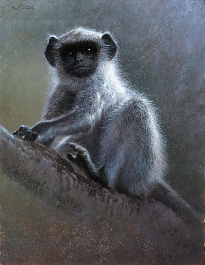 Animal Painting - Mja-oil-wwl-70115 by Michael Jackson