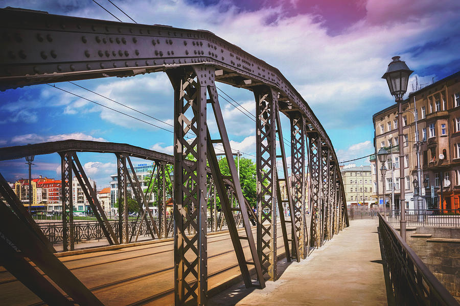 Mlynskie Bridge Wroclaw Poland  Photograph by Carol Japp