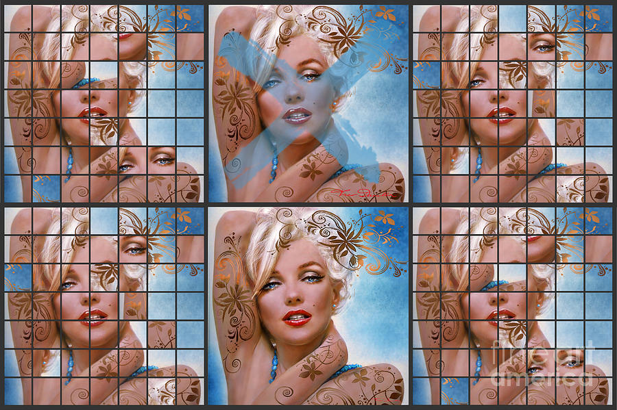 MM Diva 127 six Painting by Theo Danella