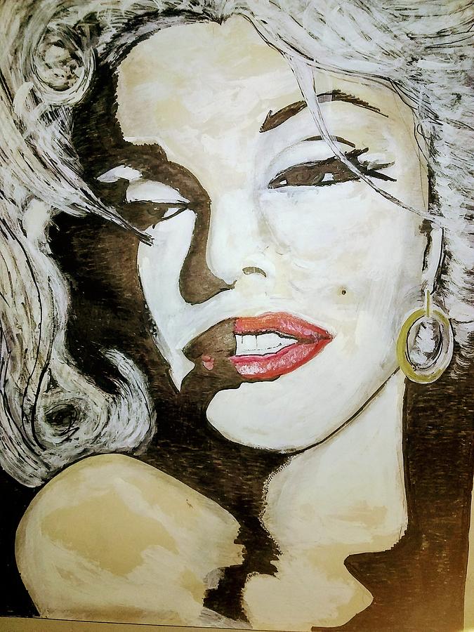 MMonroe7 Drawing by Edward Cruz - Fine Art America