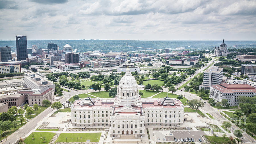 MN Capitol Mall View Photograph by Habashy Photography