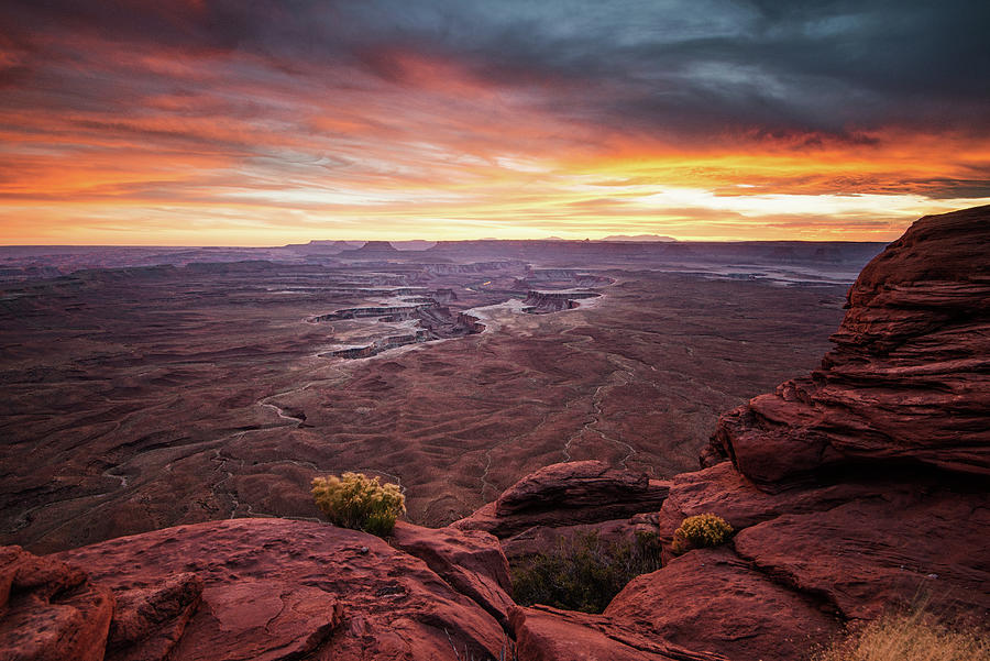 Moab Utah Sunset, Green River Overlook Photograph by Max Seigal - Pixels