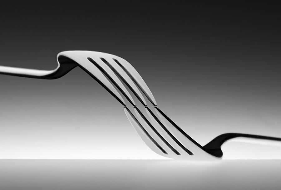 Fork Photograph - Mobius Fork by Wieteke De Kogel