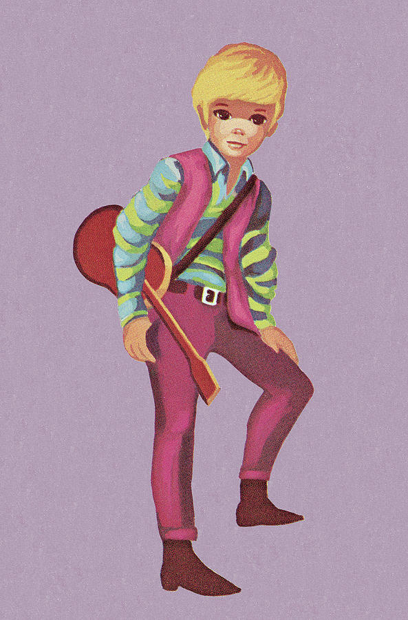 Cool Drawing - Mod Boy by CSA Images