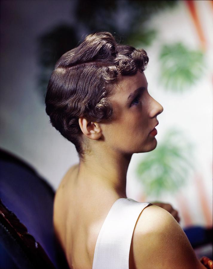 Model In A Michel Coiffure Photograph by Horst P. Horst
