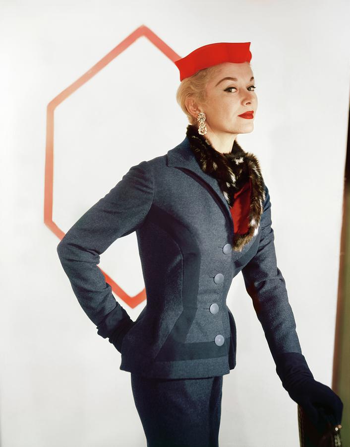 Model In An Esperanto Suit Photograph by Horst P. Horst