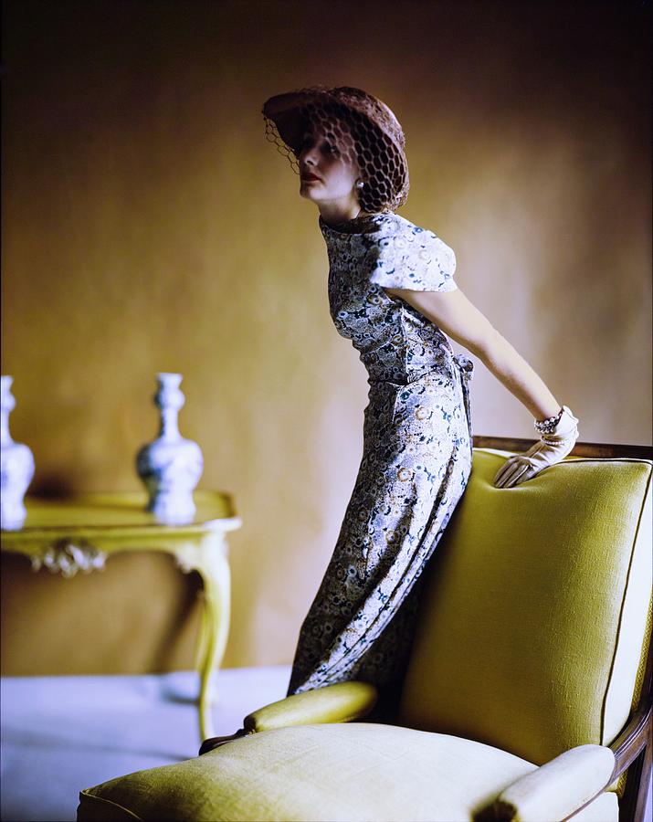 New York City Photograph - Model In B.h. Wragge by Horst P. Horst
