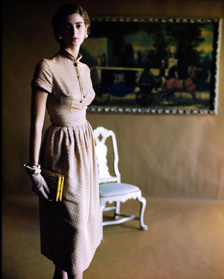 Model In Lord & Taylor Photograph by Horst P. Horst