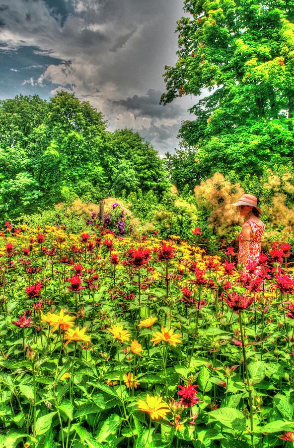 Model Release Garden Vertical Photograph by Robert Goldwitz - Fine Art ...