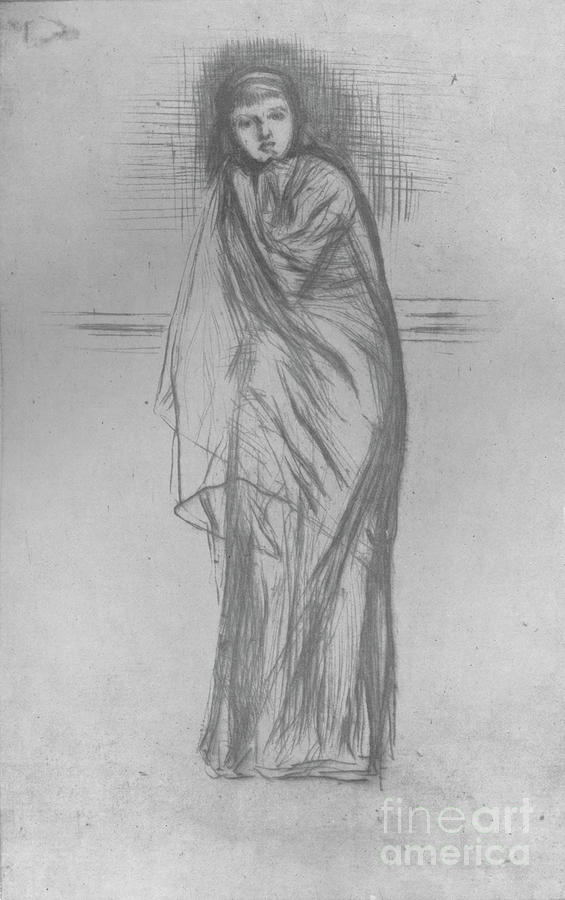 Model Resting, 1870, 1904 Drawing by Print Collector