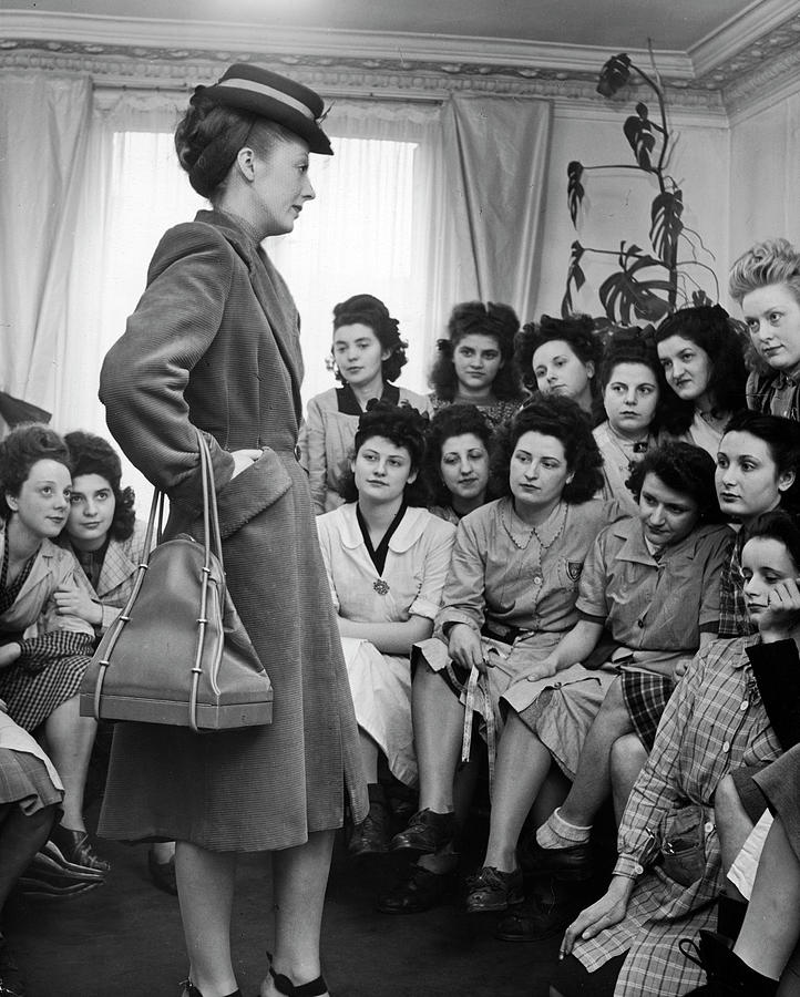 Model Showing Off Lafaurie Corduroy Photograph by Nina Leen Model Showing Off Lafaurie Corduroy Photograph by Nina Leen