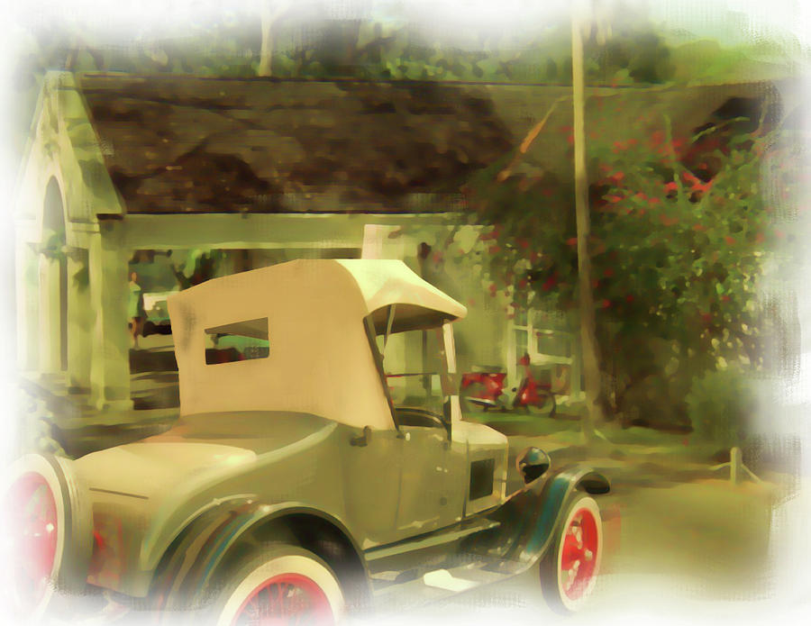 Model T in Barbados Digital Art by Tristan Armstrong