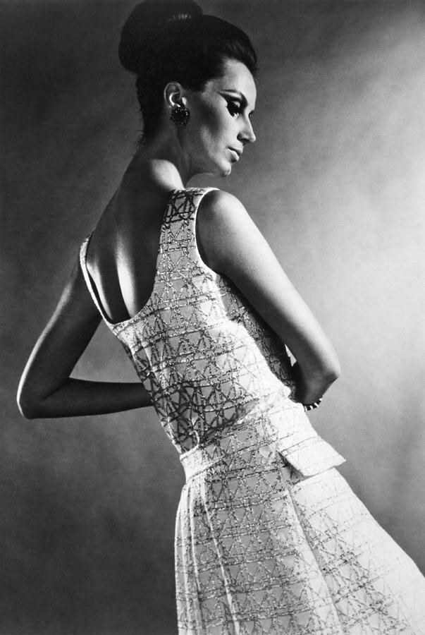 Model Wearing A Dress By Hermès Photograph by Keystone-france