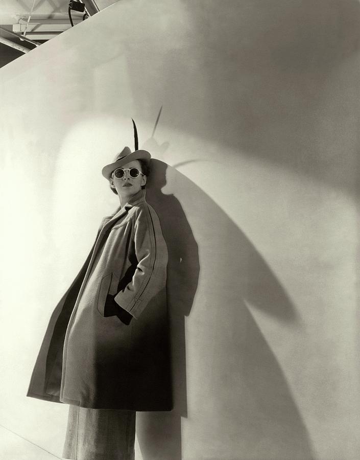 Model Wearing Molyneaux Hat Photograph by Cecil Beaton