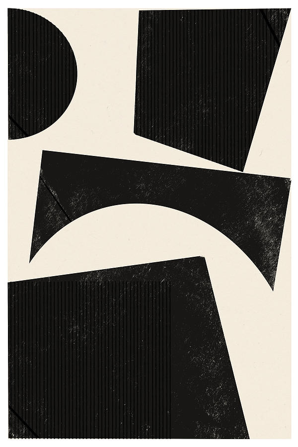 Geometric Photograph - Modern Abstract Shape 04 by The Miuus Studio
