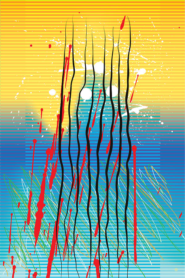 Modern Abstract Two Digital Art by Gary Grayson