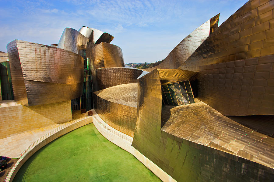 Modern Architecture In Bilbao Photograph by Gonzalo Azumendi
