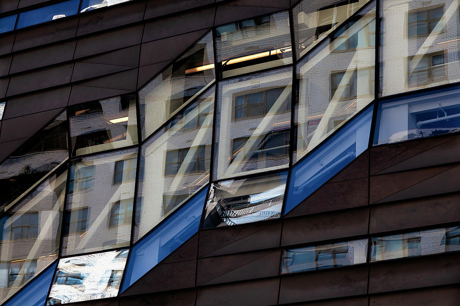 Modern Architecture - Reflective Windows Photograph by Robert Ullmann