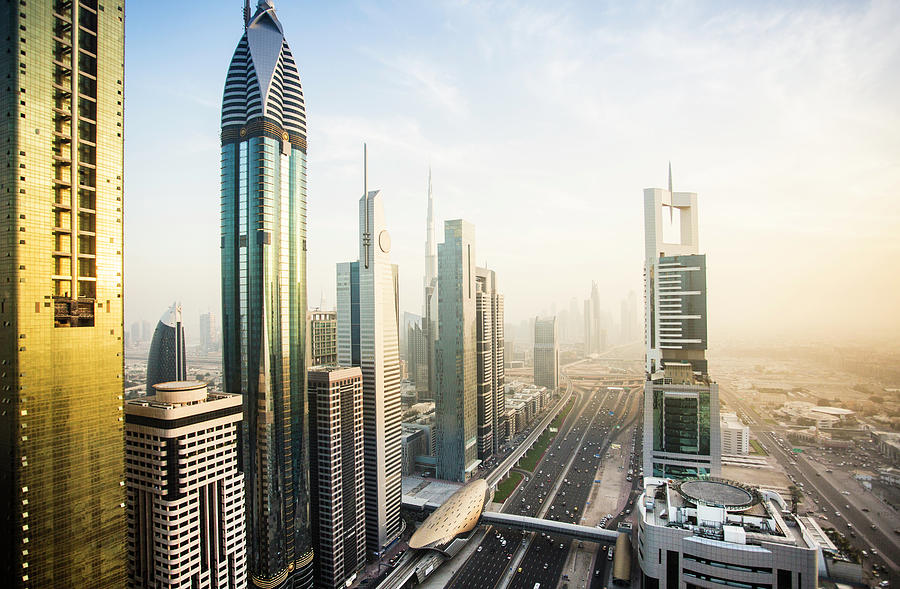 Modern Buildings In Dubai S Cityscape By Tempura