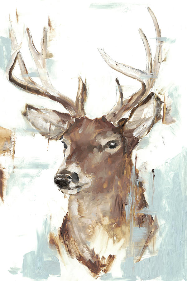 Pastels Painting - Modern Deer Mount II by Ethan Harper