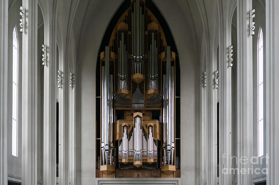 Modern Pipe Organs In Church Photograph by Darron Davis