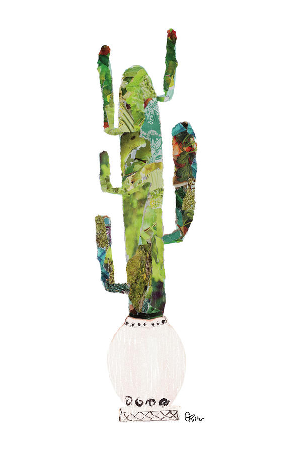 Modern Potted Cactus I Painting by Gina Ritter Modern Potted Cactus I Painting by Gina Ritter