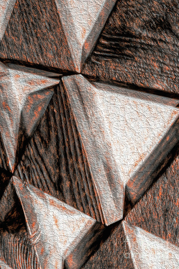 Modern Rustic Triangle Art by Nikki Vig Modern Rustic Triangle Art by Nikki Vig