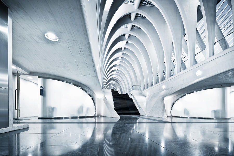 Modern Subway Station Photograph by Tomml