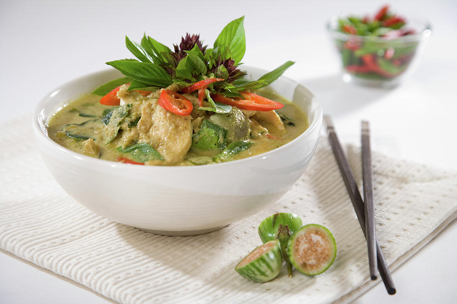 Modern Thai Green Curry Photograph by Shutterworx