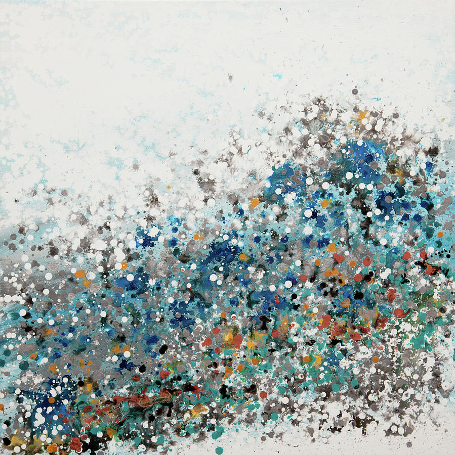 Abstract Painting - Modern Universe 4 by Hilary Winfield