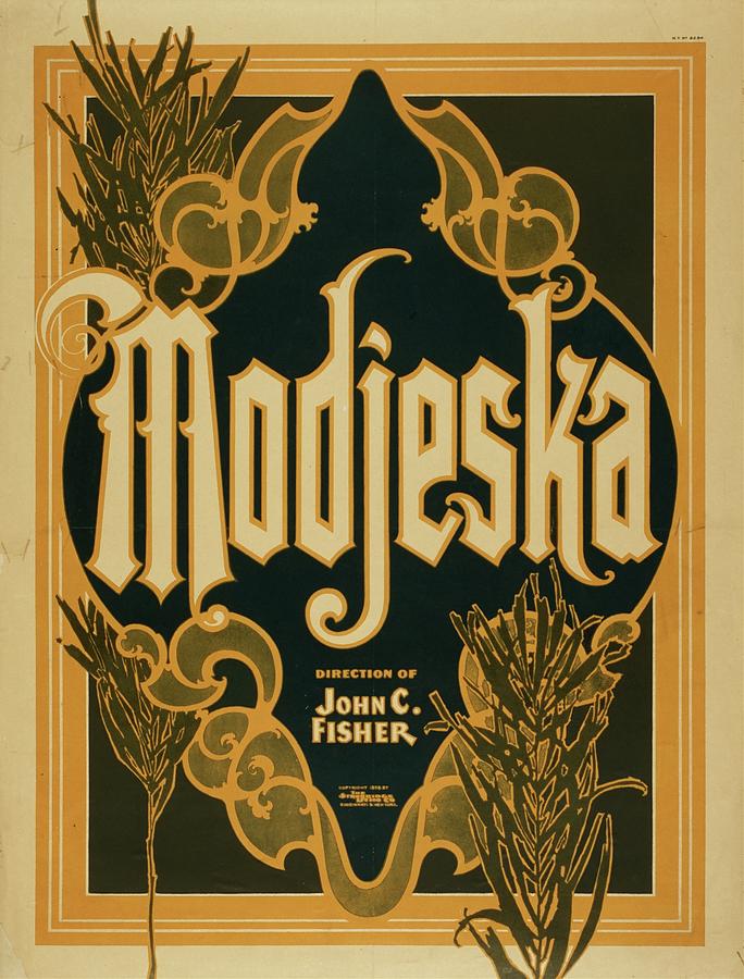Modjeska Painting by Strobridge And Co Modjeska Painting by Strobridge And Co
