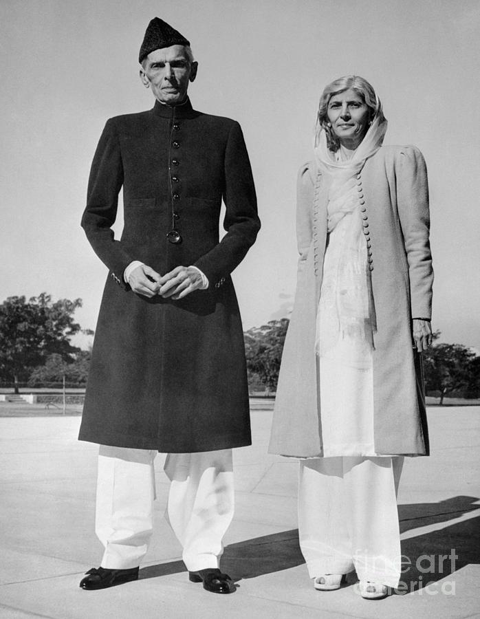 Mohammed Ali Jinnah And Sister Standing Photograph by Bettmann