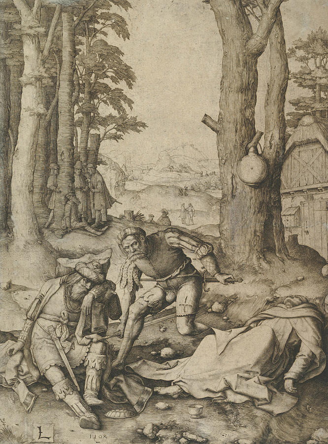 Mohammed and the Monk Sergius Relief by Lucas van Leyden
