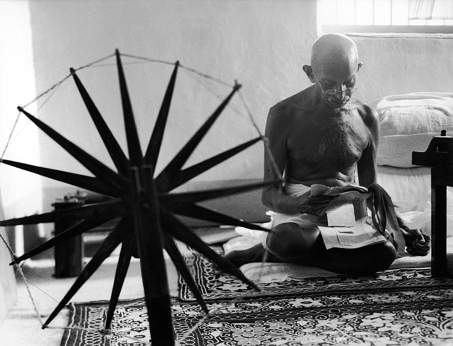 Mohandas K. Gandhi Photograph by Margaret Bourke-white Mohandas K. Gandhi Photograph by Margaret Bourke-white