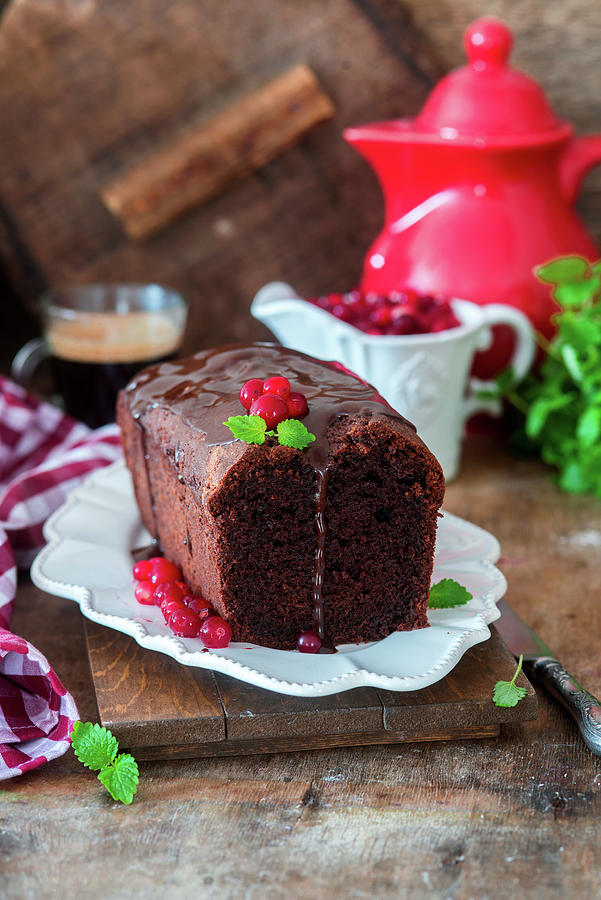 Moist Chocolate Cake Photograph by Irina Meliukh