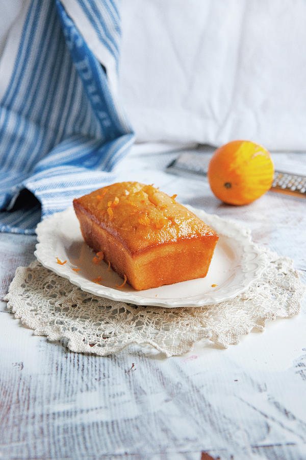 Moist Orange Sponge Cake Photograph by Tre Torri