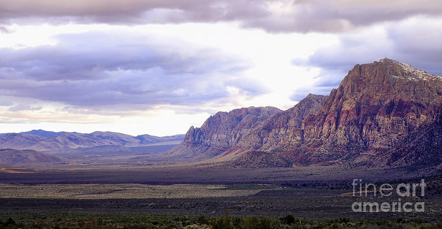 Mountain Photograph - Mojave Desert Nevada by Thomas Burtney