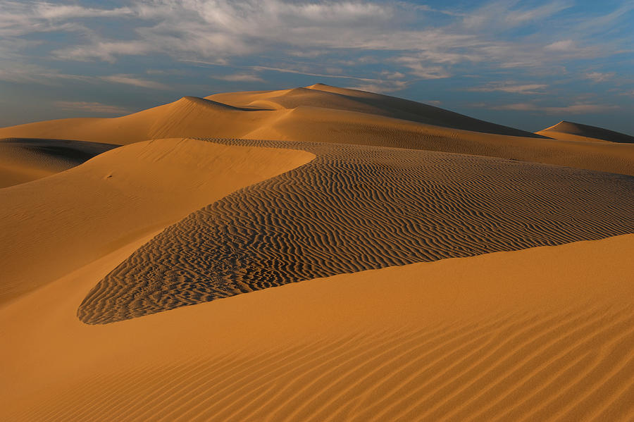 Mojave Desert Sand Dune Photograph by Jeff Foott